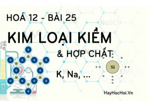 Tính chất hoá học của kim loại kiềm, hợp chất của kim loại kiềm và bài tập - hoá 12 bài 25